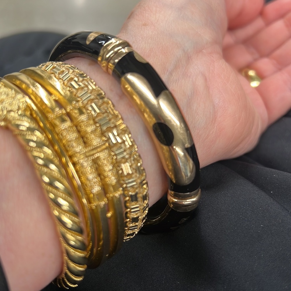 La nouvelle bague 18k and enamel bracelet - Picture 7 of 8
